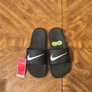 Nike Black Slide Sandals